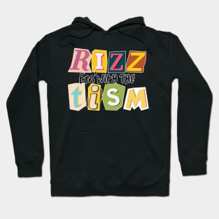 Autism Rizz Em With The Tism Autistic Possum Hoodie